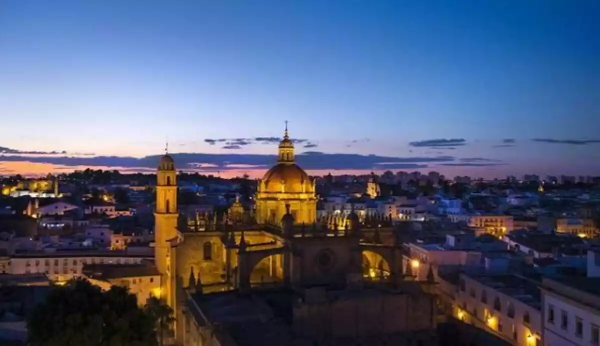 Vista panorámica de la ciudad de Jerez de la Frontera, en la provincia de Cádiz